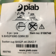 供应 piab 吸盘 BX52P.4K.05AD.F (0106740)