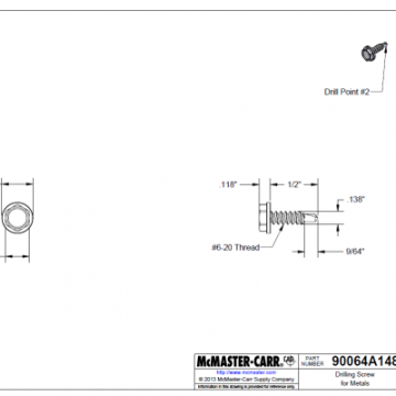 MCMASTERCARR ***紧固件90064A148