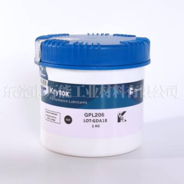 Chemours krytox GPL 206科慕润滑油GPL 206全氟化轴承阀门密封件润滑脂