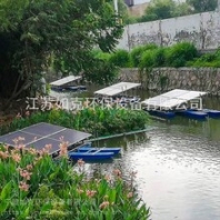 如克环保河道治理曝气器太阳能推流推水器造流复氧设备